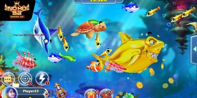 Cách chơi bắn cá nhân ngư tại cổng game Nohu52