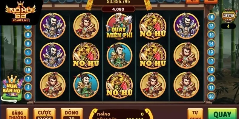 Các bước chơi nổ hũ tam quốc